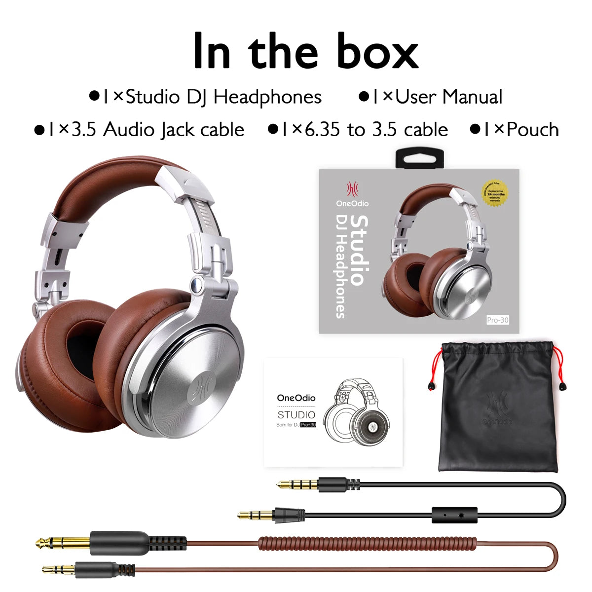 OneOdio Pro 30 Professional DJ & Studio Headphones