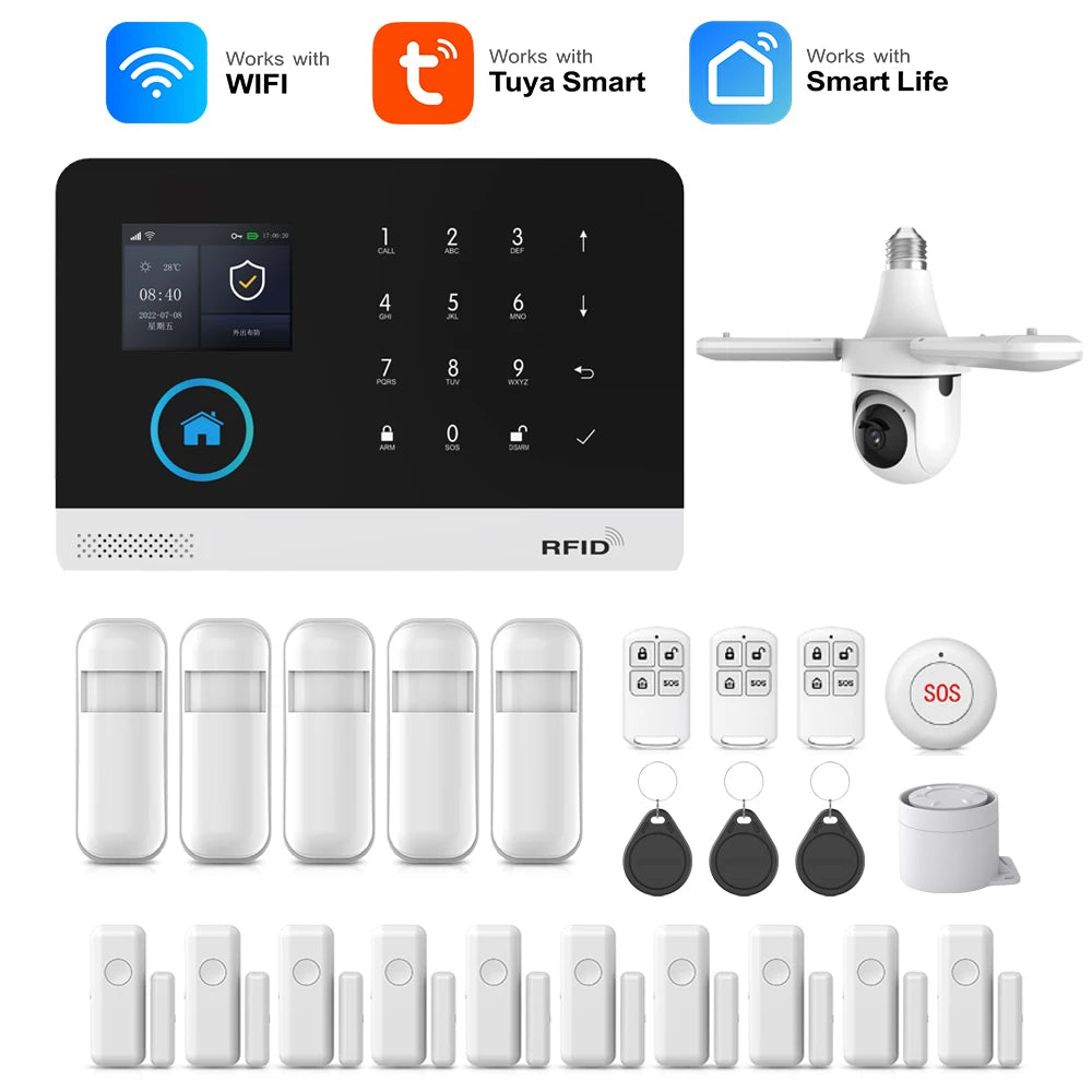 PG103 Home Alarm System – Wireless GSM WiFi Security