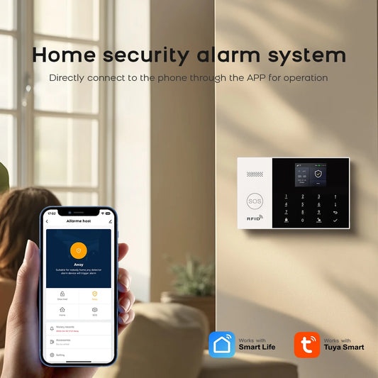 Tuya GSM WiFi Home Alarm – Smart Wireless Security System