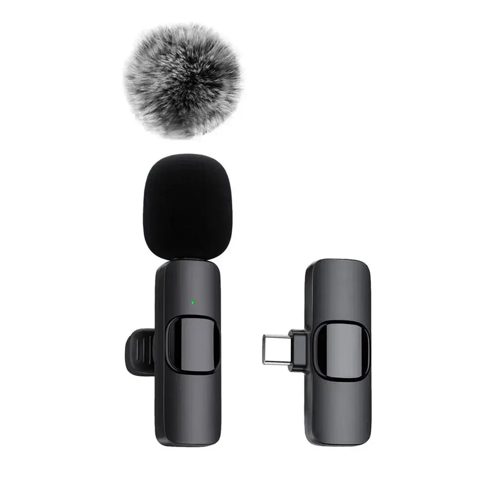 Wireless Lavalier Microphone – Mini Mic for iPhone, Android & Laptop