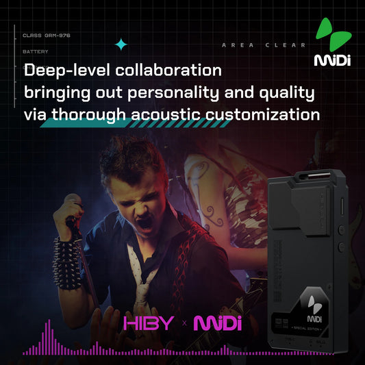 HiBy R4 MiDi HiFi Music Player – Quad DAC Android 12 Portable Audio System