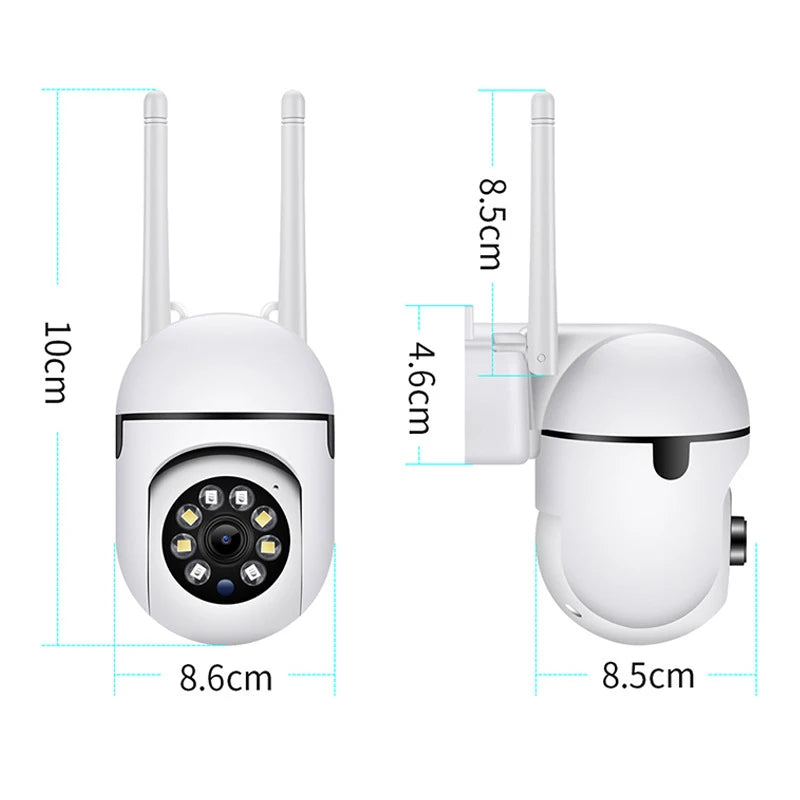 8MP WiFi PTZ Security Camera – 4X Zoom & Two-Way Audio