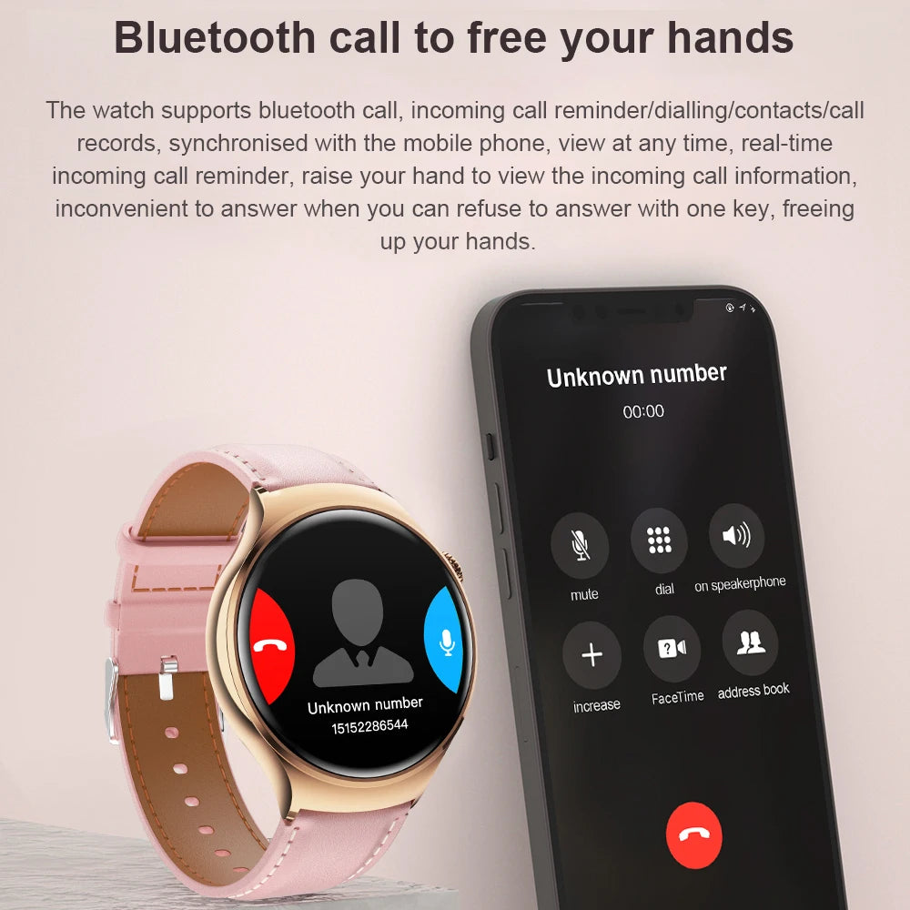 2025 GPS NFC Smartwatch – Bluetooth Call & Health Tracker for Women