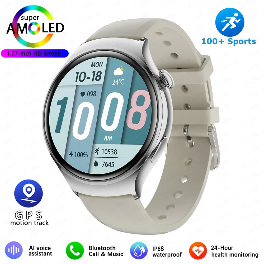 2025 GPS NFC Smartwatch – Bluetooth Call & Health Tracker for Women