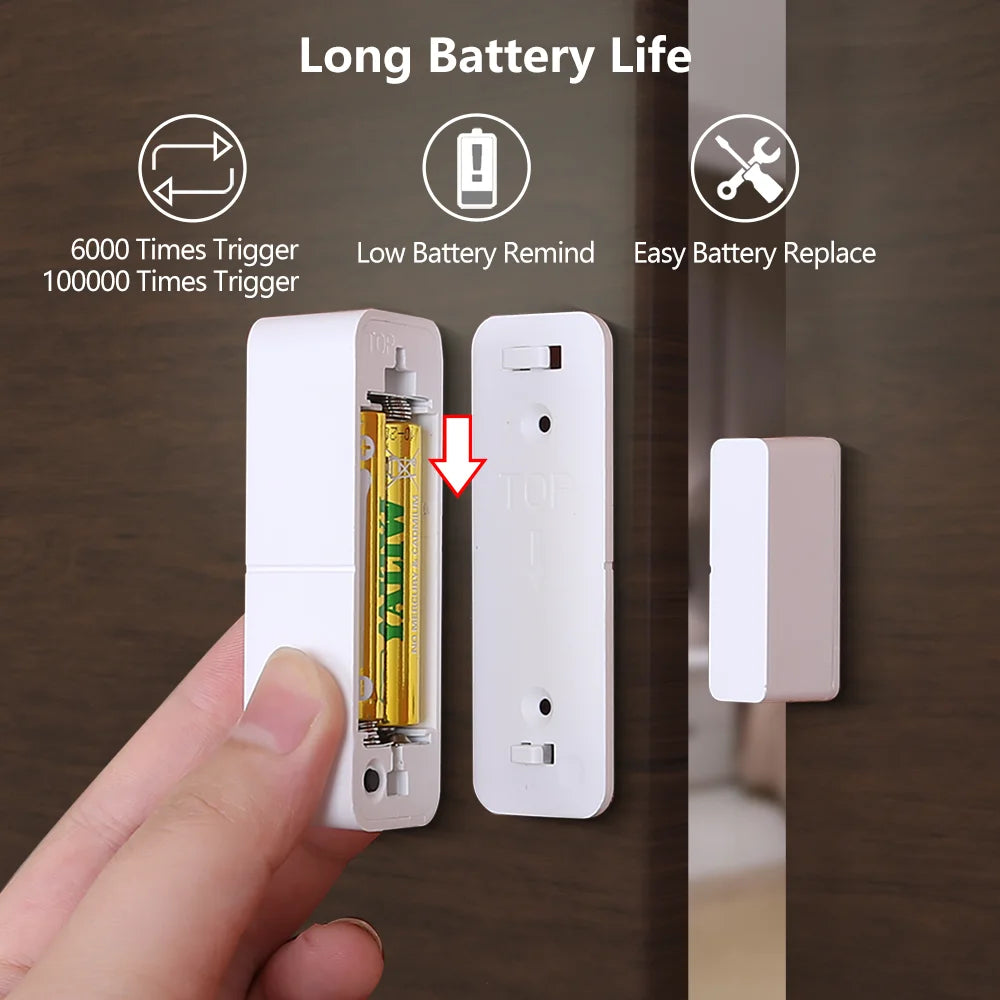 Tuya WiFi Zigbee Door Sensor – Smart Home Security Detector