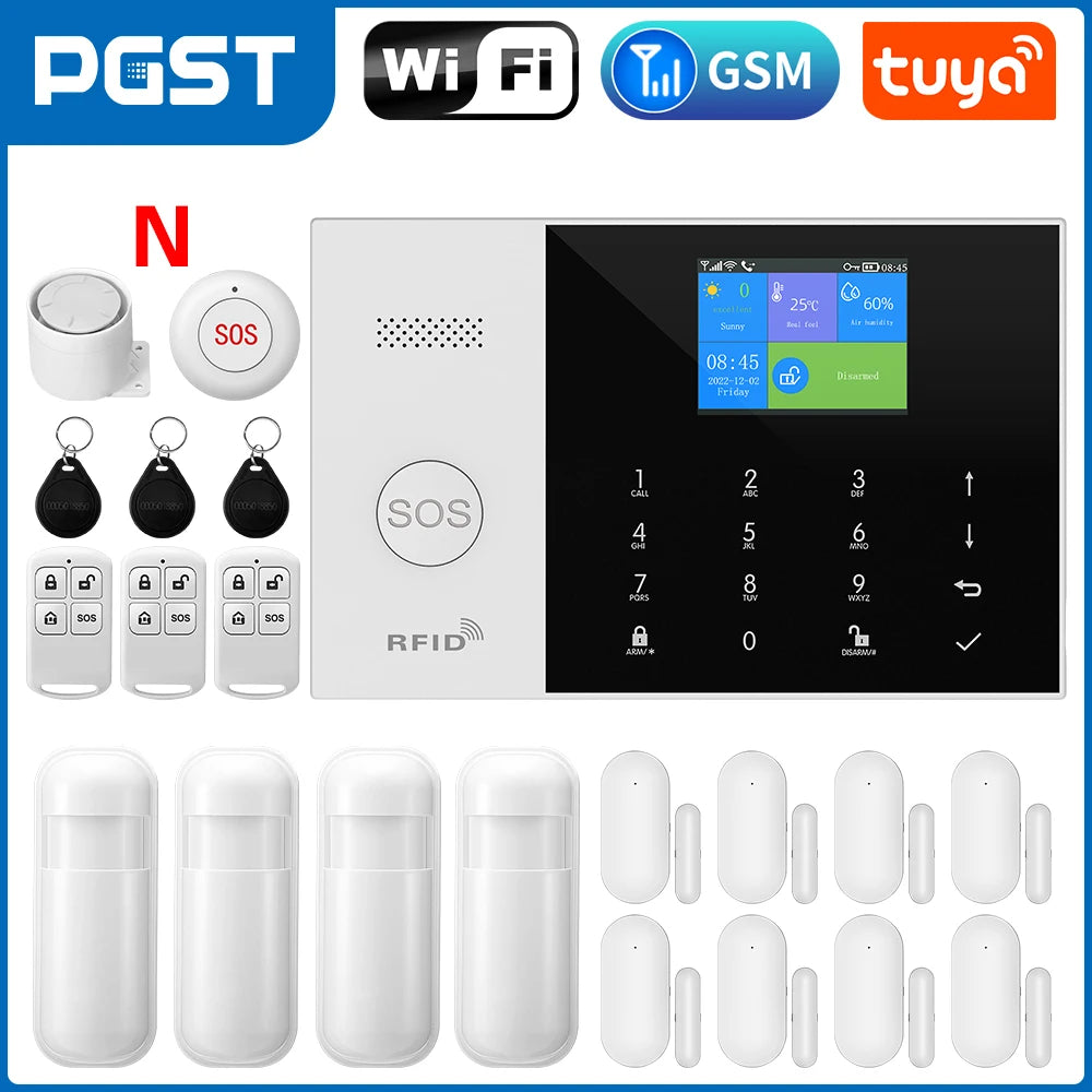 Tuya GSM WiFi Home Alarm – Smart Wireless Security System