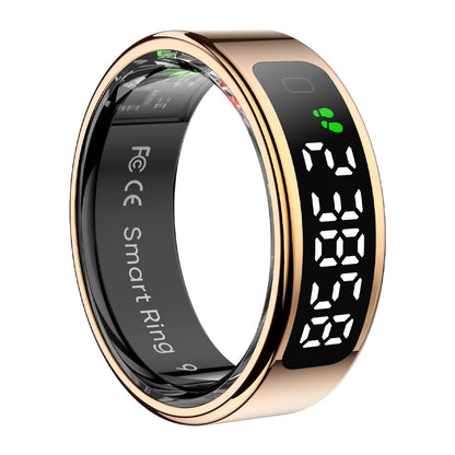R12 Smart Ring – Touch Display & Wireless Charging Health Tracker