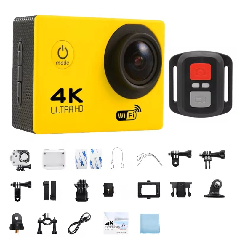 4K Action Camera – WiFi Waterproof Sport Cam