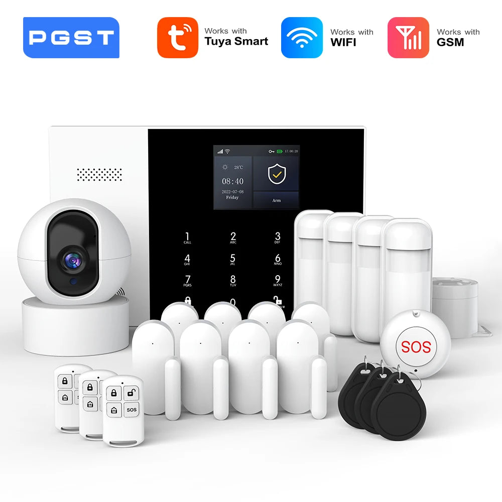 Tuya GSM WiFi Home Alarm – Smart Wireless Security System
