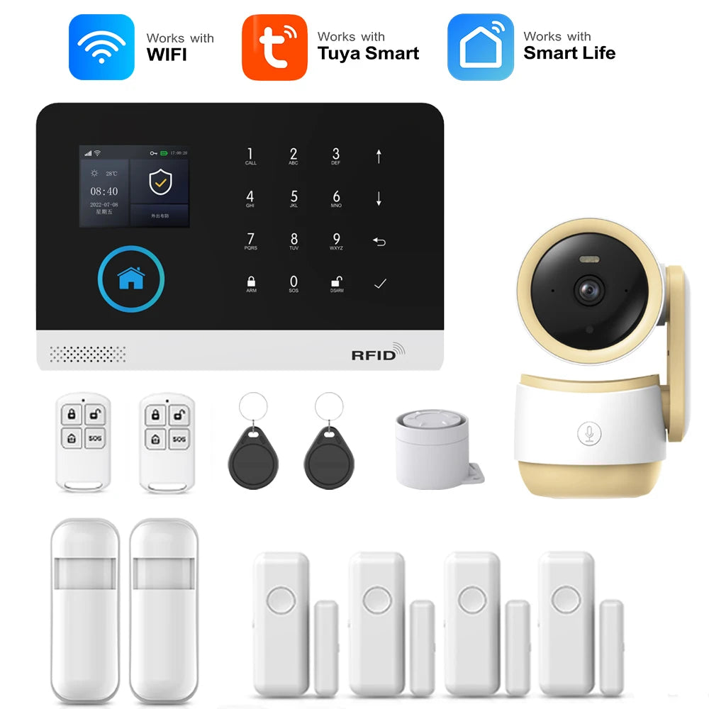 PG103 Home Alarm System – Wireless GSM WiFi Security