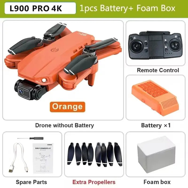 L900 Pro 4K GPS Drone – 5G WiFi Foldable Quadcopter