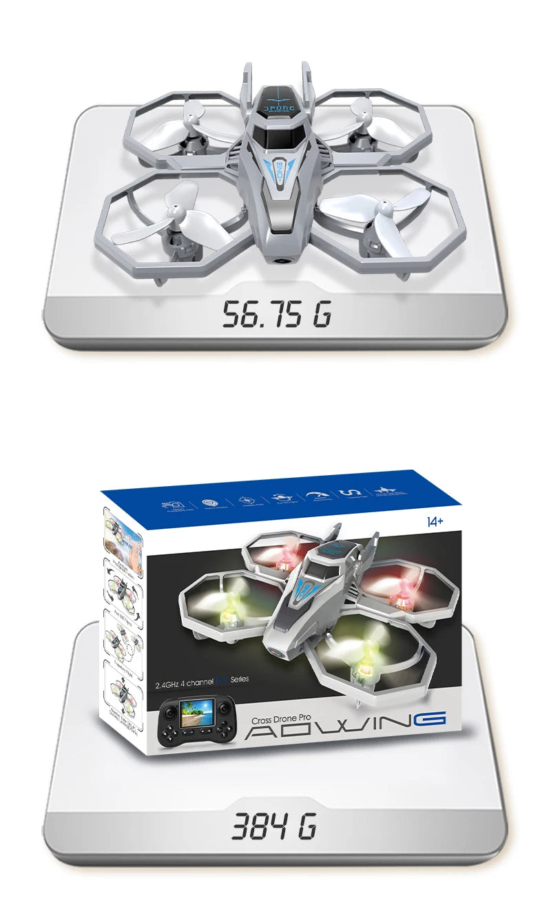 JHD JJRC H118 Pro Drone with LED Lights & Multi-Speed Control