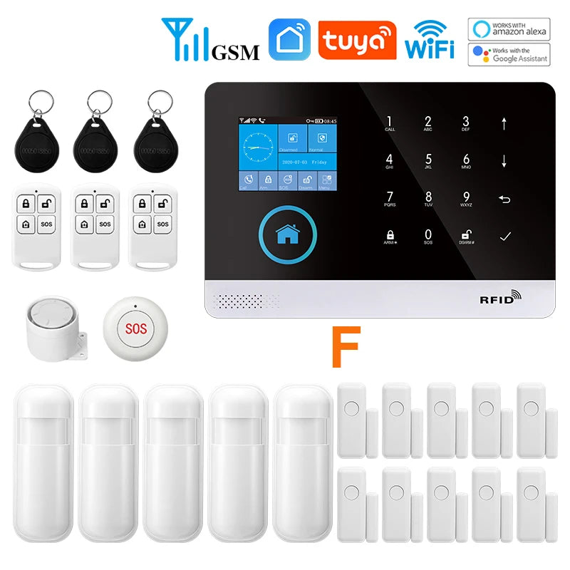 PG103 Home Alarm System – Wireless GSM WiFi Security