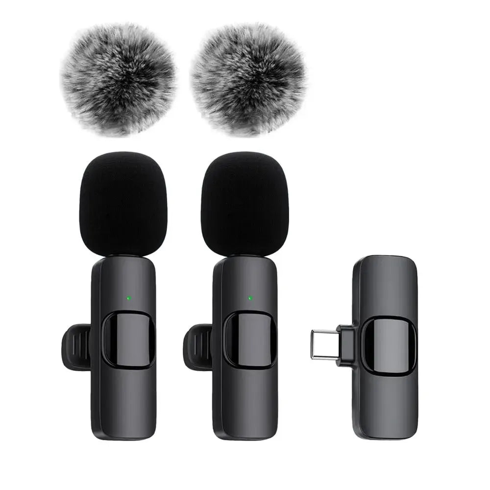 Wireless Lavalier Microphone – Mini Mic for iPhone, Android & Laptop
