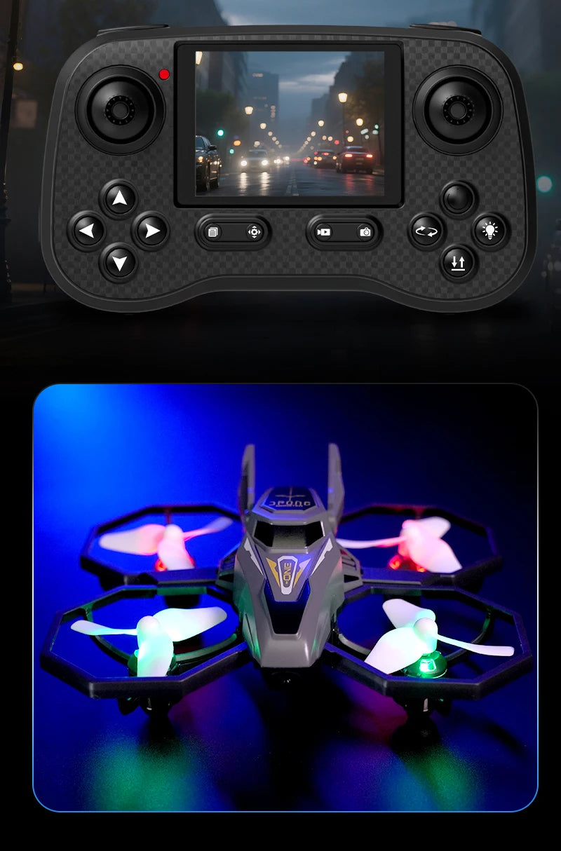 JHD JJRC H118 Pro Drone with LED Lights & Multi-Speed Control