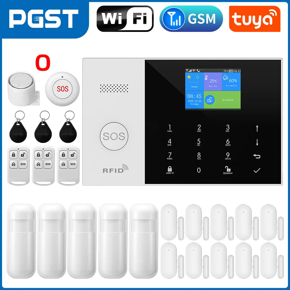 Tuya GSM WiFi Home Alarm – Smart Wireless Security System