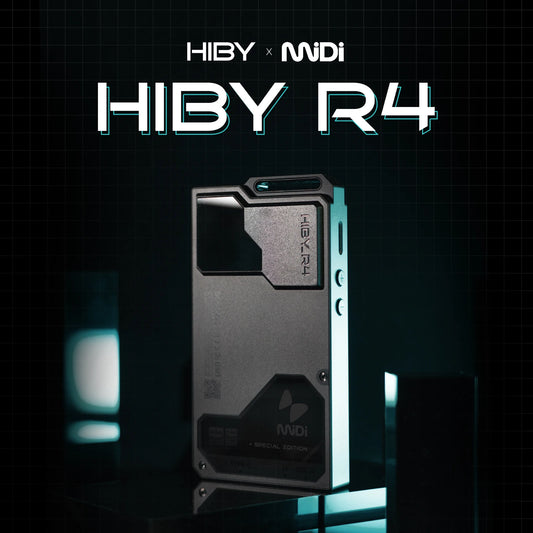 HiBy R4 MiDi HiFi Music Player – Quad DAC Android 12 Portable Audio System