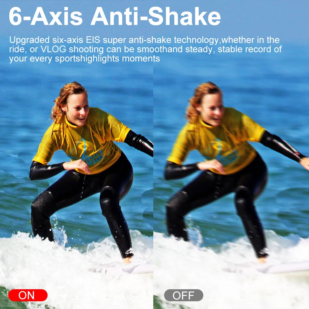 MTR40 5K Action Camera – WiFi Waterproof Sport Cam with Remote