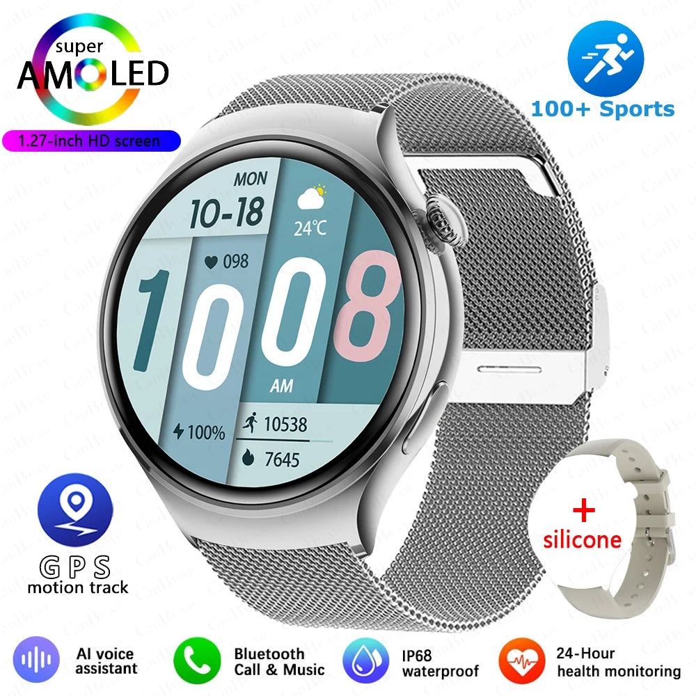 2025 GPS NFC Smartwatch – Bluetooth Call & Health Tracker for Women