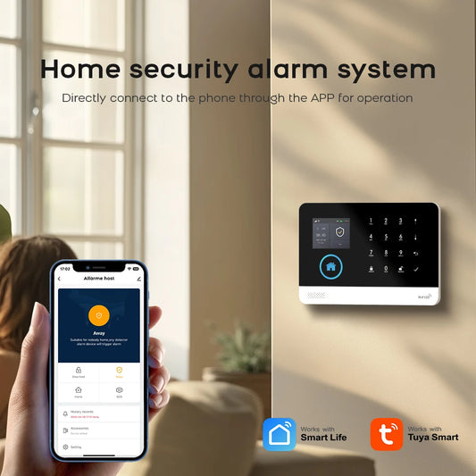 PG103 Home Alarm System – Wireless GSM WiFi Security