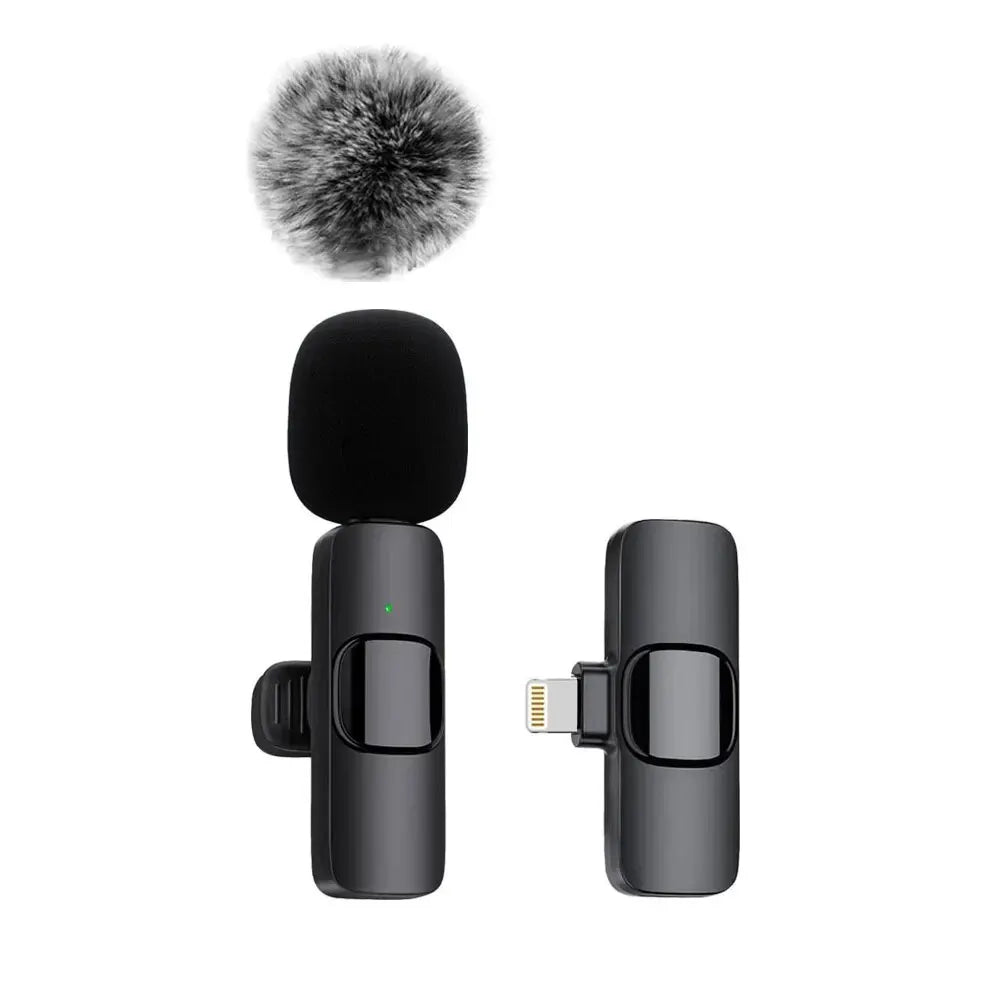 Wireless Lavalier Microphone – Mini Mic for iPhone, Android & Laptop