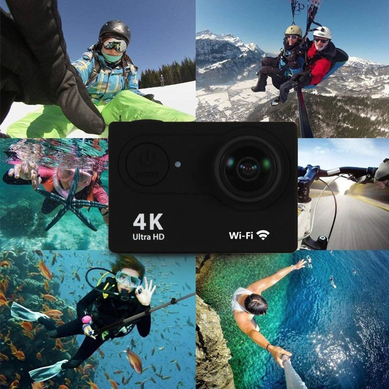 4K Action Camera – WiFi Waterproof Sport Cam