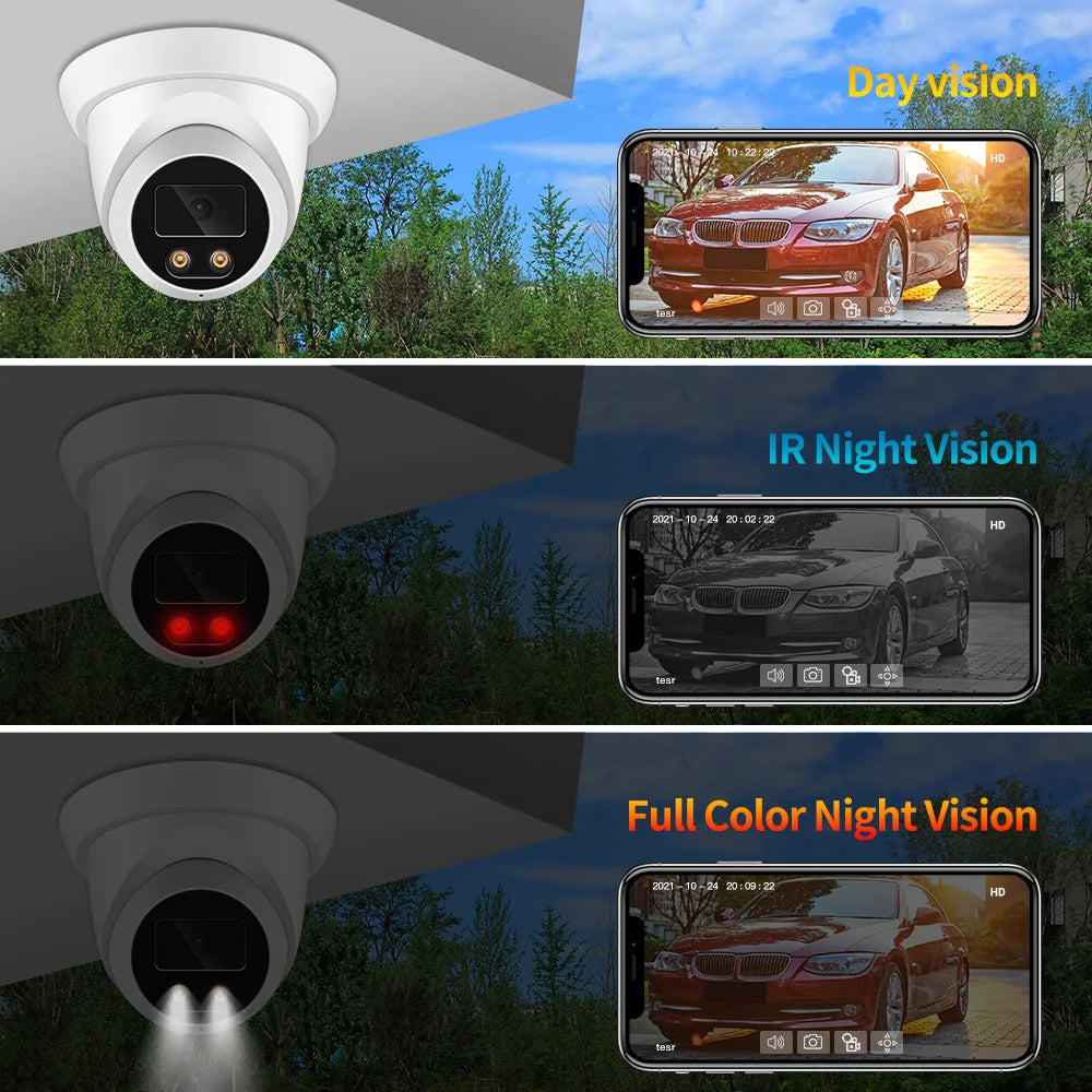 4K 8MP POE IP Camera – AI Color Night Vision CCTV