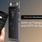 AI Voice Recorder 64GB – Smart Transcription, Translation & Mind Mapping Dictaphone
