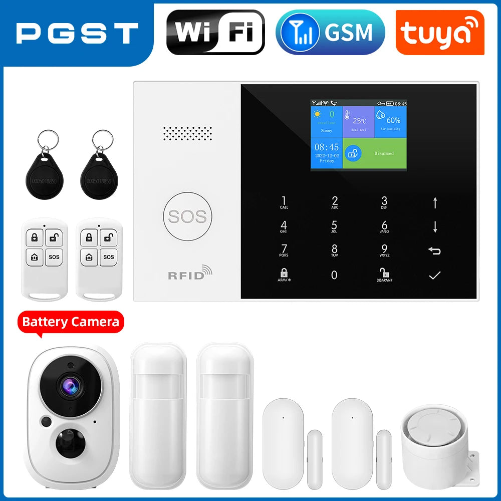Tuya GSM WiFi Home Alarm – Smart Wireless Security System