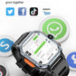 PGD Android Smart Watch – Dual Camera 4G GPS NFC Watch for Men