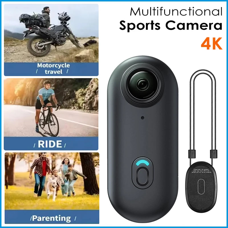 4K FHD Mini Sport Camera – Helmet & Bike Action Cam