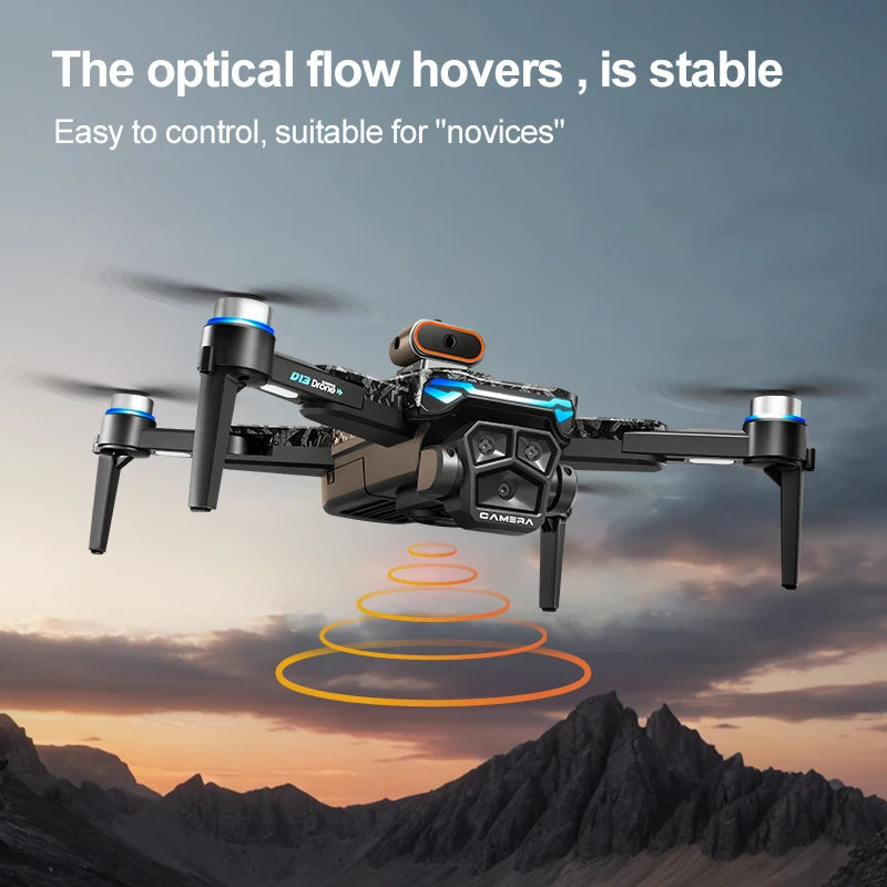 D13 4K Triple-Camera Drone – 5G WiFi Brushless Quadcopter