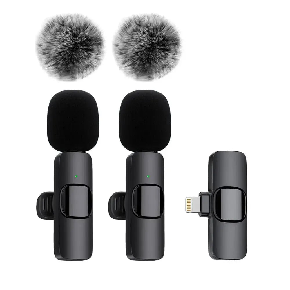 Wireless Lavalier Microphone – Mini Mic for iPhone, Android & Laptop
