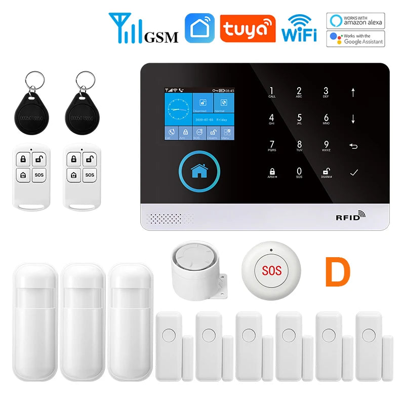 PG103 Home Alarm System – Wireless GSM WiFi Security