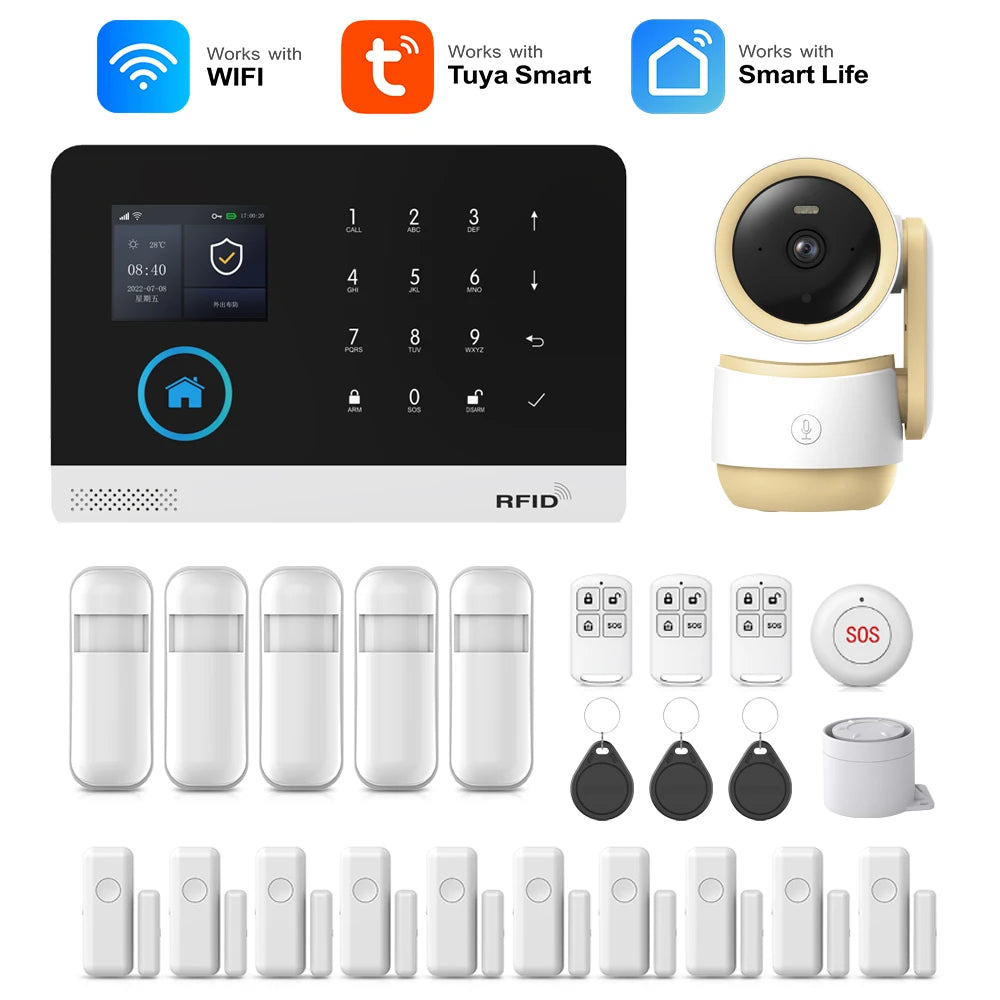 PG103 Home Alarm System – Wireless GSM WiFi Security