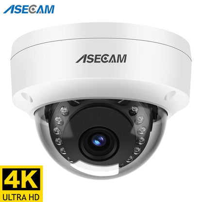 8MP 4K PoE IP Dome Camera – IK10 Explosion-Proof CCTV