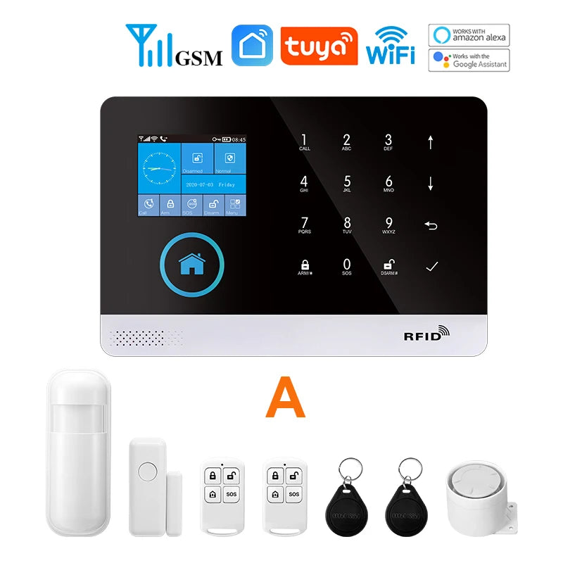 PG103 Home Alarm System – Wireless GSM WiFi Security