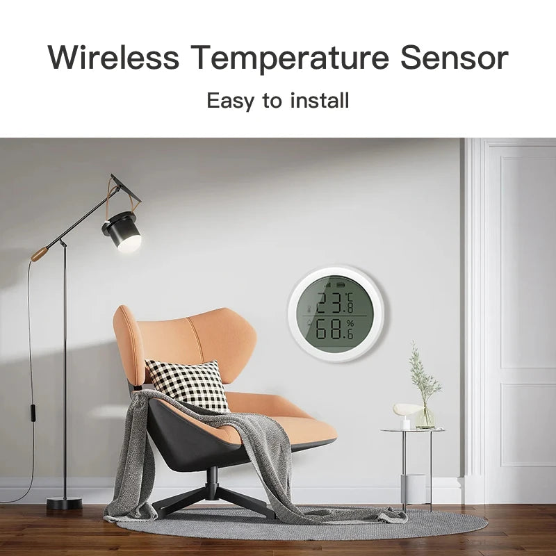 Tuya ZigBee Temperature & Humidity Sensor – Smart Indoor Thermometer