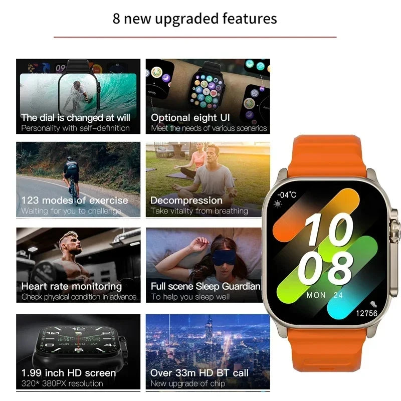 T900 Ultra Smartwatch – Bluetooth Call & Fitness Tracker