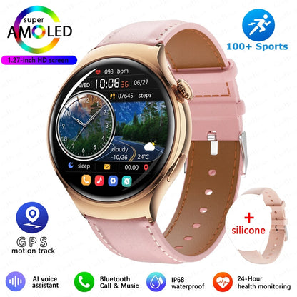 2025 GPS NFC Smartwatch – Bluetooth Call & Health Tracker for Women