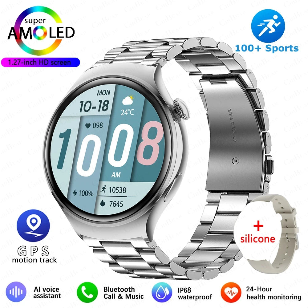 2025 GPS NFC Smartwatch – Bluetooth Call & Health Tracker for Women