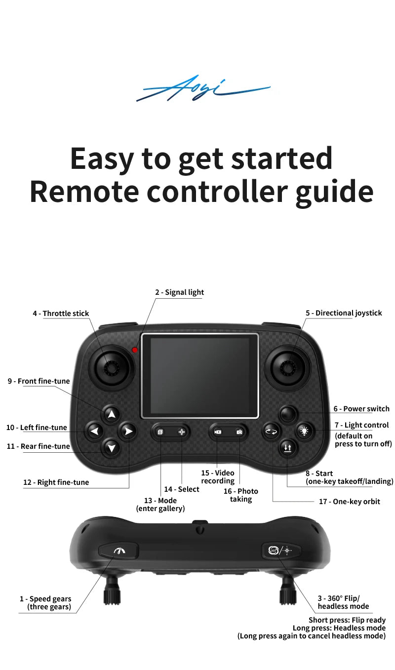 JHD JJRC H118 Pro Drone with LED Lights & Multi-Speed Control