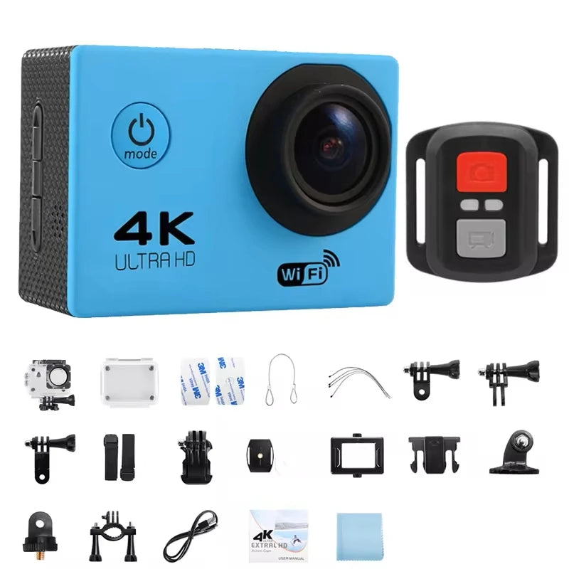 4K Action Camera – WiFi Waterproof Sport Cam