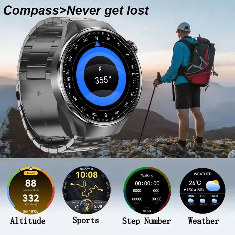 2025 G5 Plus Smart Watch – 1.75" AMOLED GPS Fitness Watch