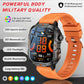 2025 Military Smart Watch – 1.96" AMOLED Fitness Tracker for Men