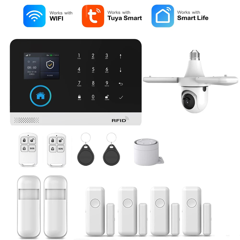 PG103 Home Alarm System – Wireless GSM WiFi Security