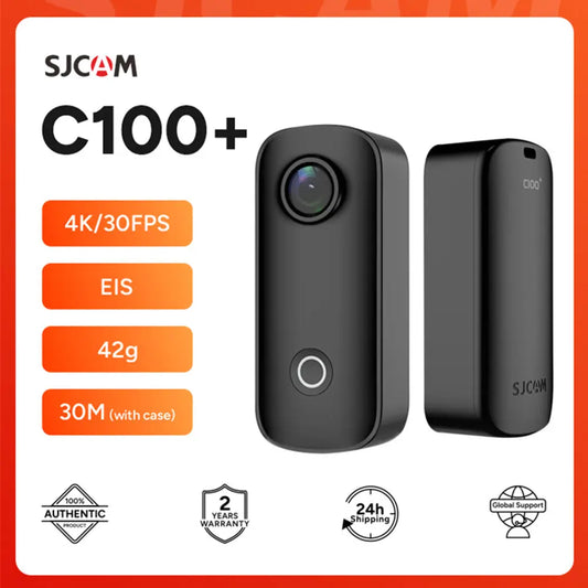 C100 Plus 4K Action Camera – Waterproof WiFi Sport Cam