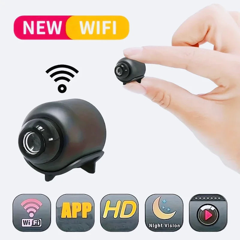1080P Mini WiFi Security Camera – Indoor Baby Monitor