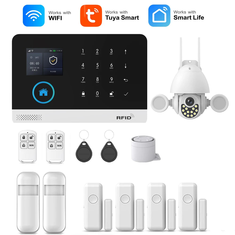 PG103 Home Alarm System – Wireless GSM WiFi Security